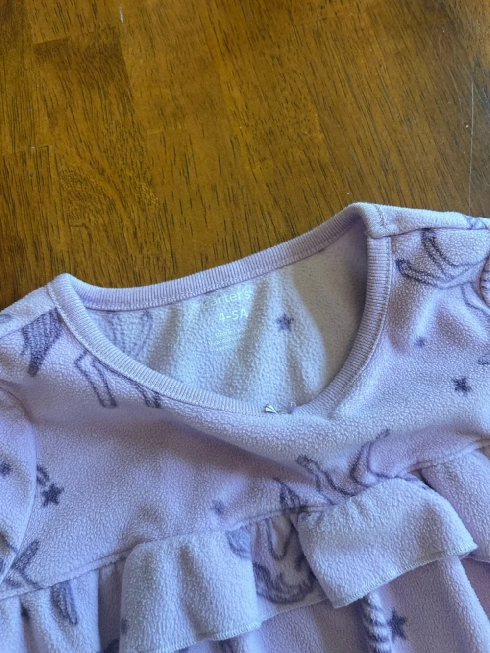 Purple Unicorn Fleece Nightgown | Girls 4-5 | Spring Pajamas | Carter’s